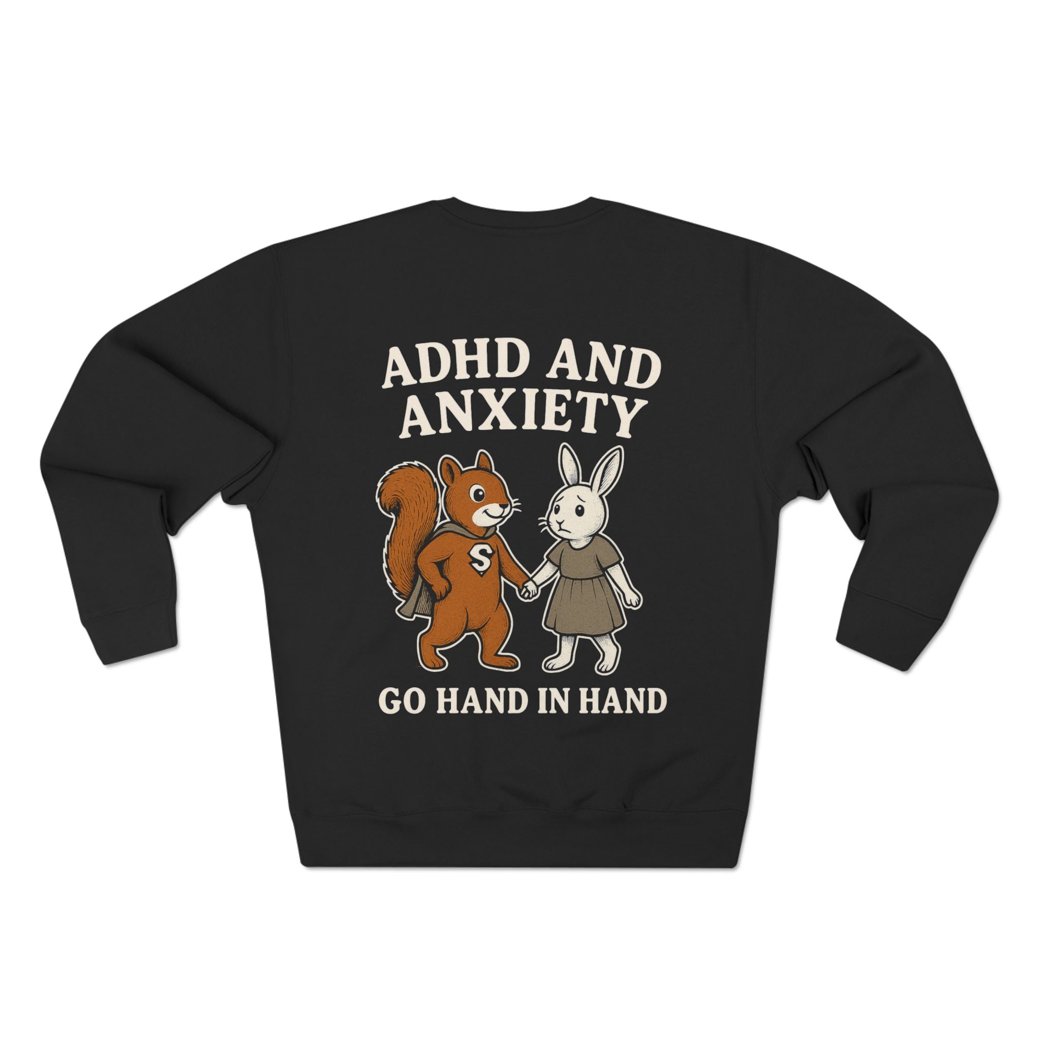 Mental Being - ADHD & ANXIETY - Unisex Crewneck Sweatshirt
