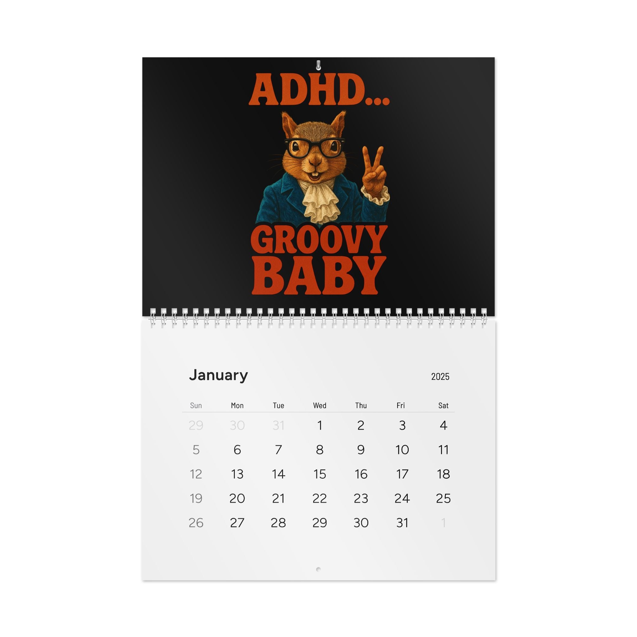 Mental Being - Standard Wall Calendar (2025)