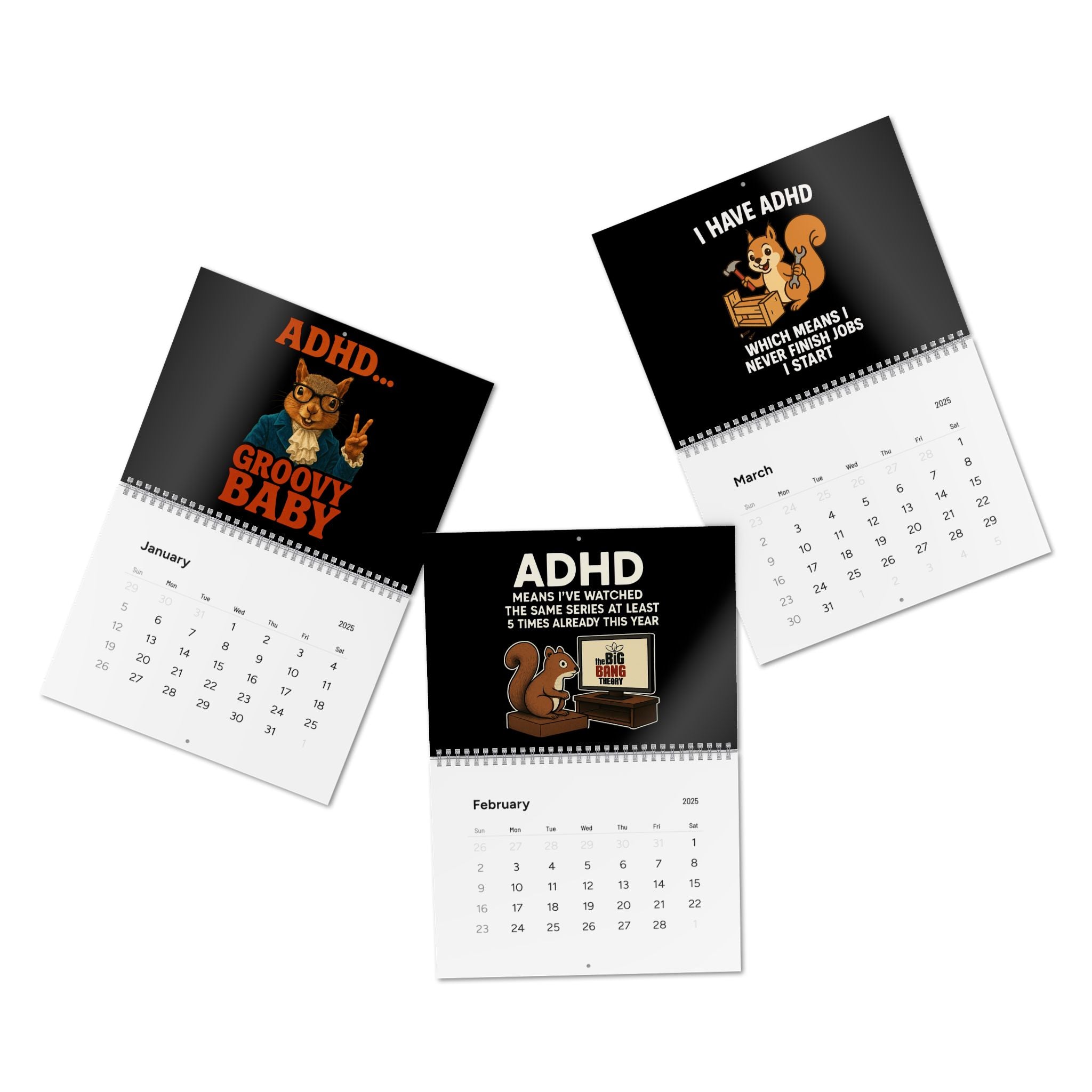 Mental Being - Standard Wall Calendar (2025)