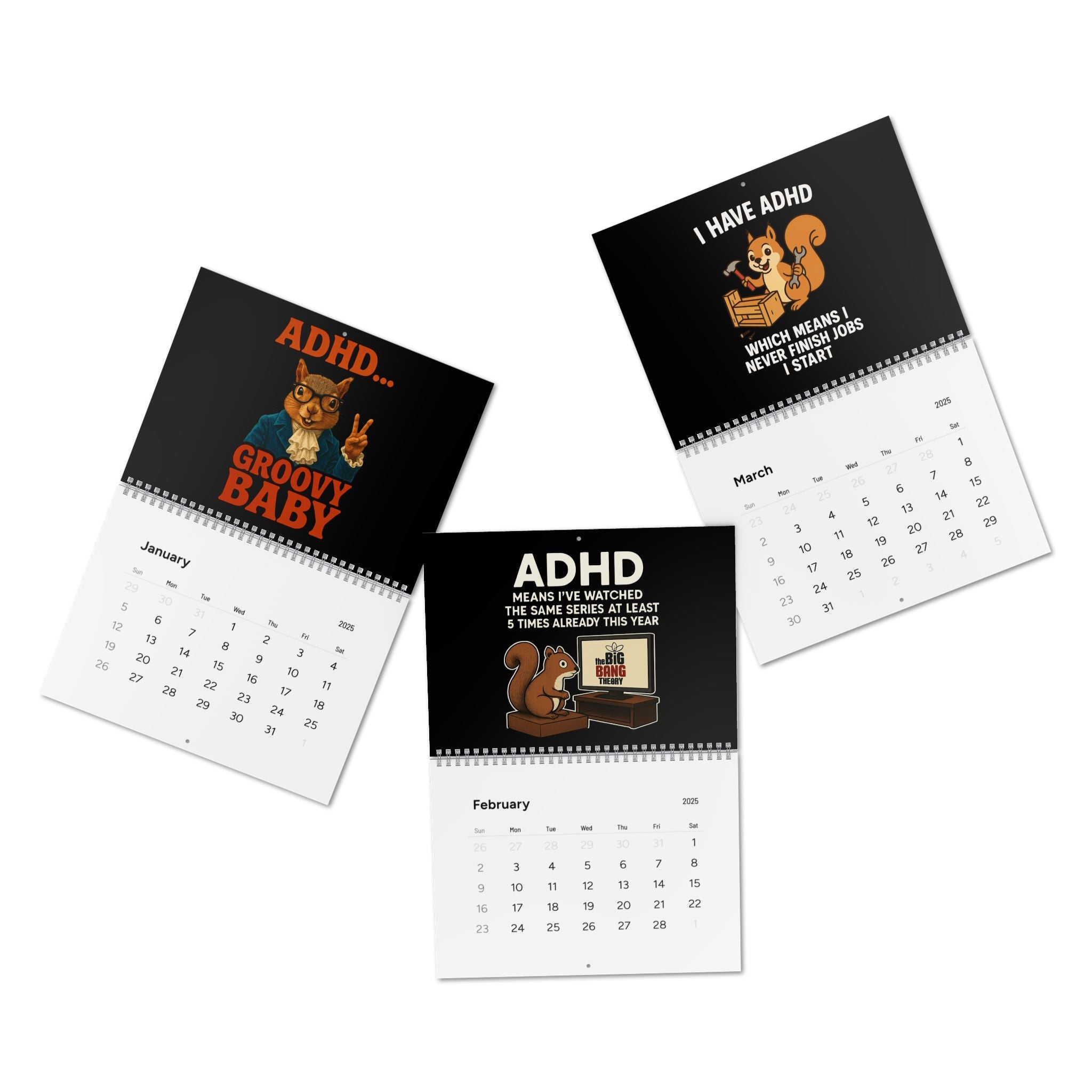 Mental Being - Standard Wall Calendar (2025)